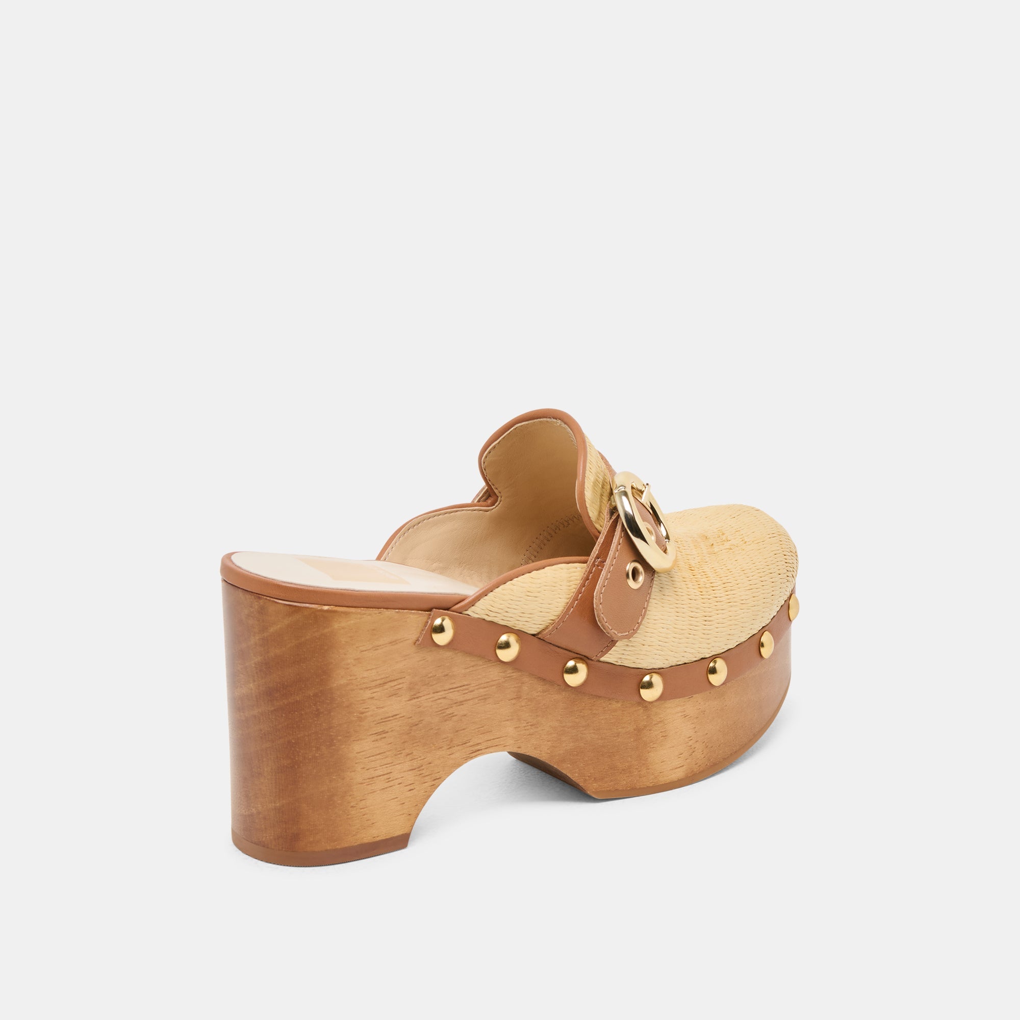 Debrah Lt Natural Raffia Clogs / Dolce Vita