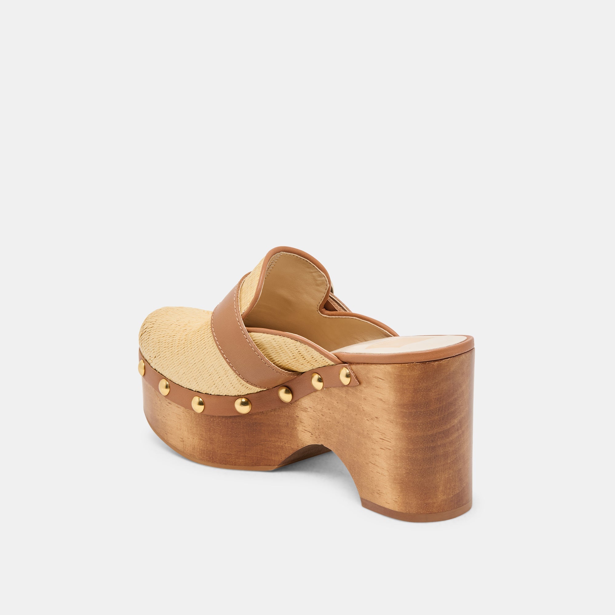 Debrah Lt Natural Raffia Clogs / Dolce Vita