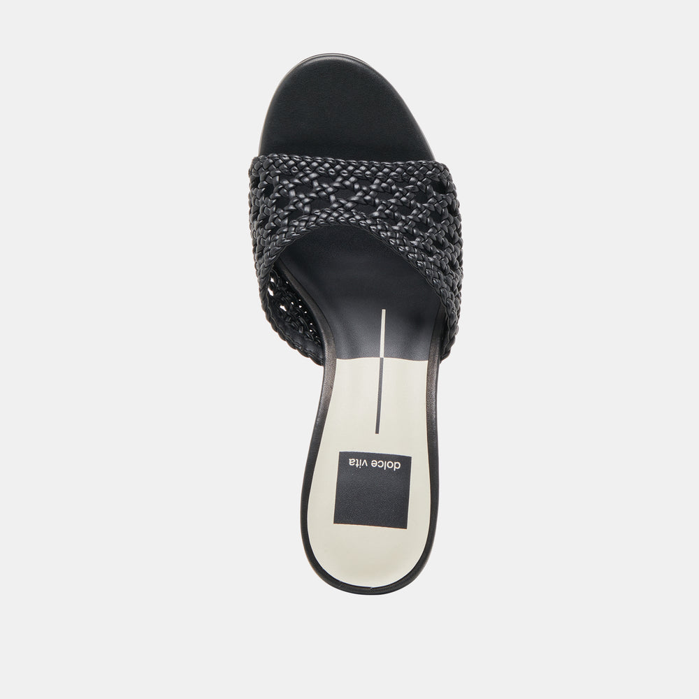 MARGOE HEELS BLACK WOVEN STELLA
 – Dolce Vita / Dolce Vita