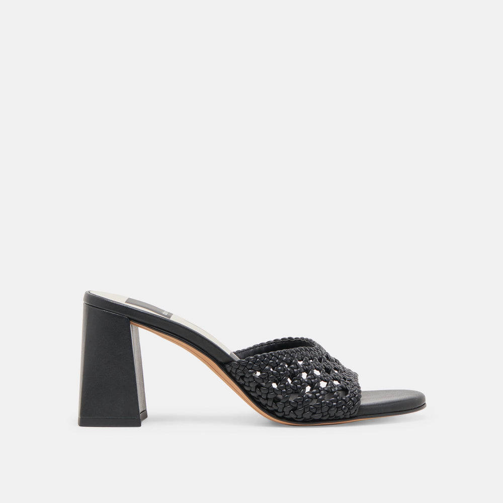 MARGOE HEELS BLACK WOVEN STELLA
 – Dolce Vita / Dolce Vita