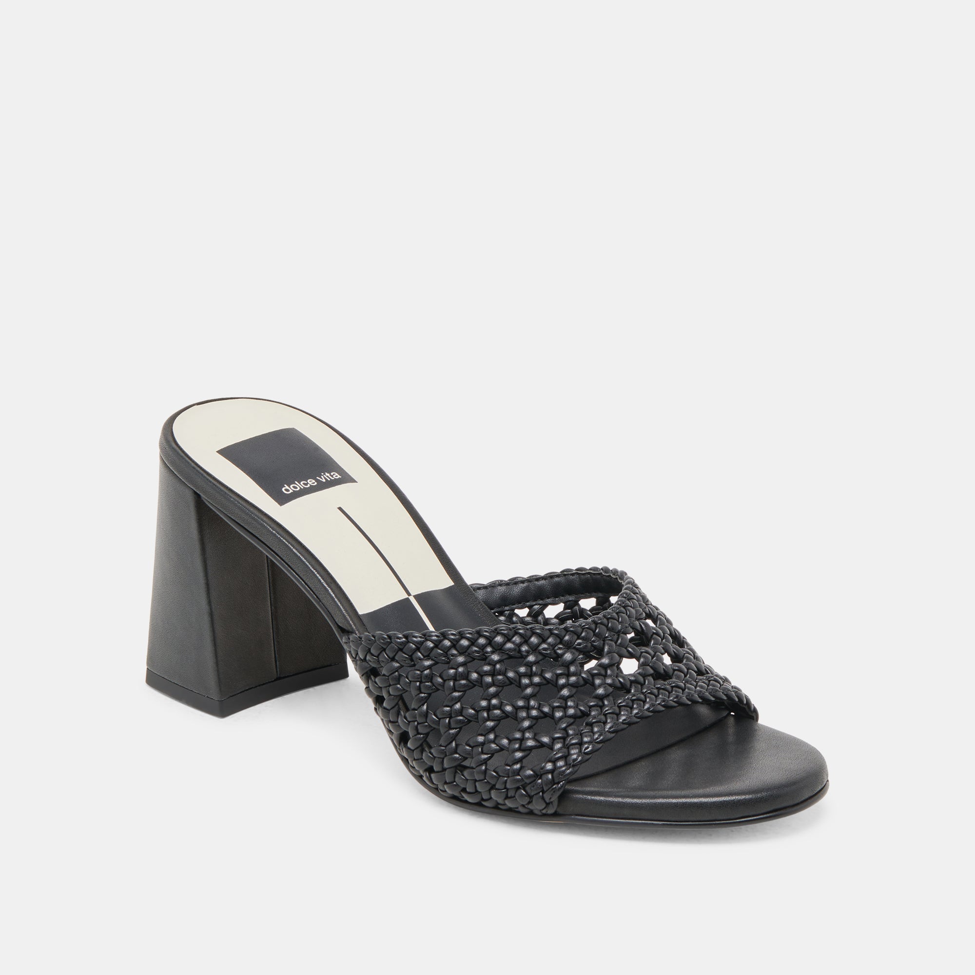 MARGOE HEELS BLACK WOVEN STELLA
 – Dolce Vita / Dolce Vita