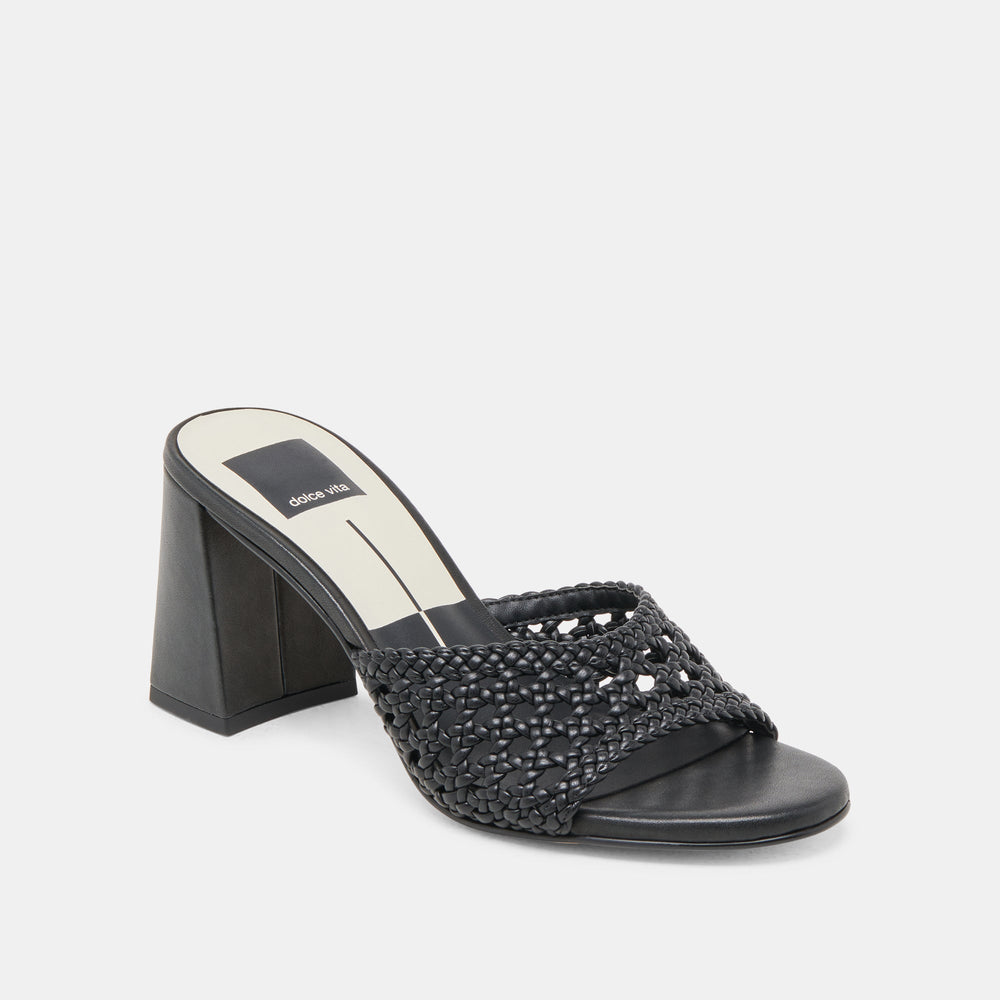 MARGOE HEELS BLACK WOVEN STELLA
 – Dolce Vita / Dolce Vita