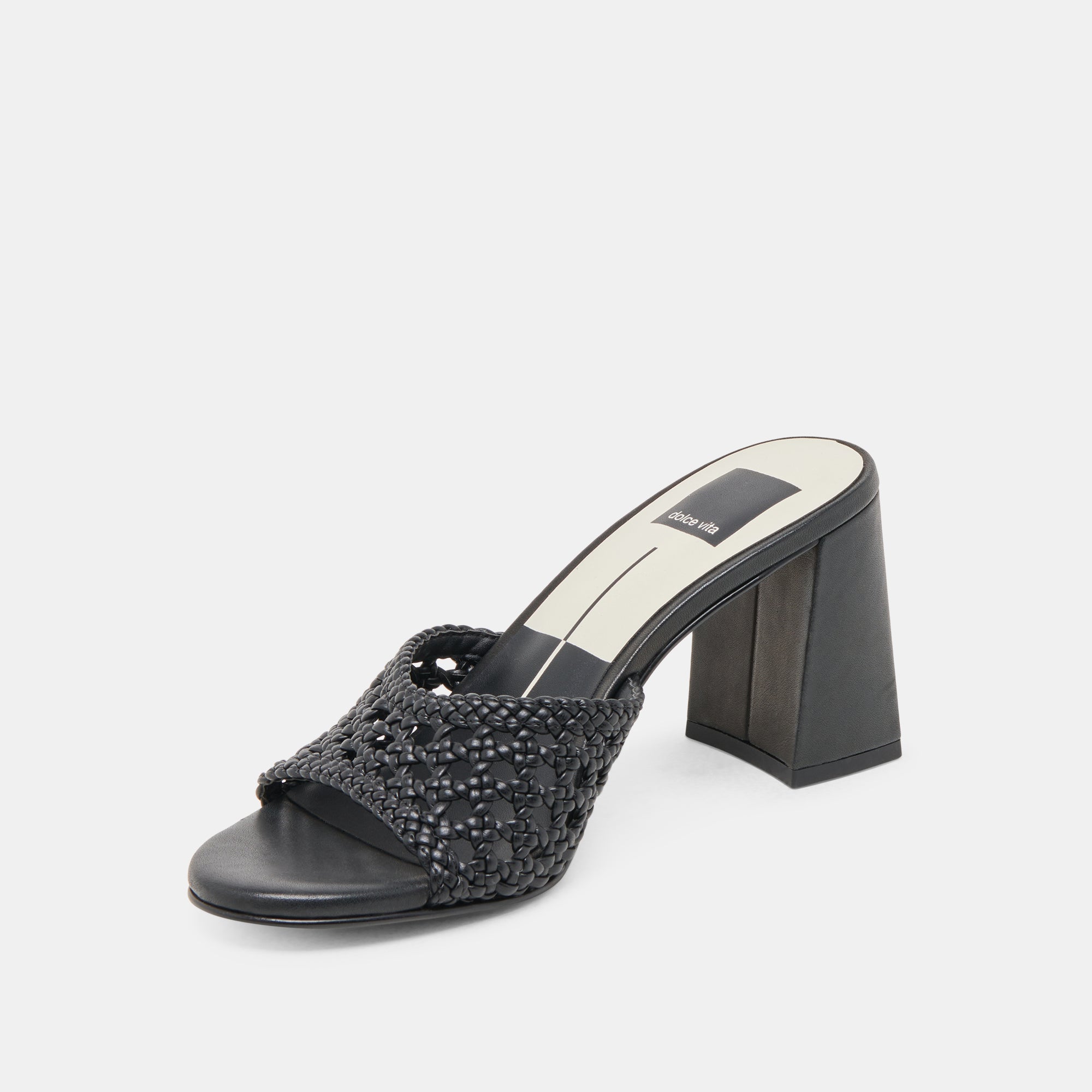 MARGOE HEELS BLACK WOVEN STELLA
 – Dolce Vita / Dolce Vita