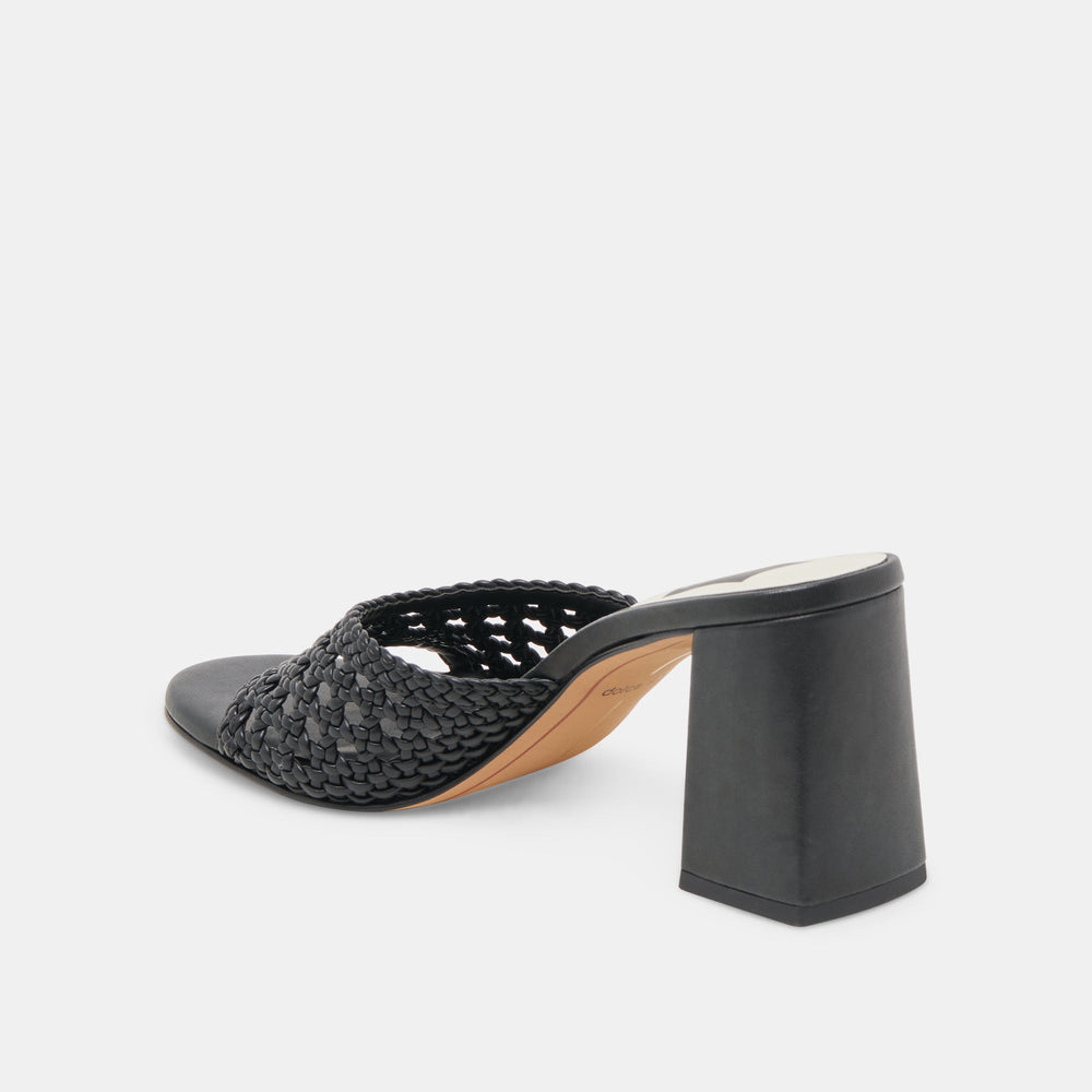 MARGOE HEELS BLACK WOVEN STELLA
 – Dolce Vita / Dolce Vita