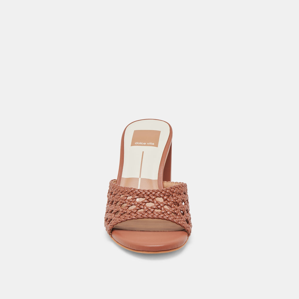 MARGOE HEELS COGNAC WOVEN STELLA
 – Dolce Vita / Dolce Vita