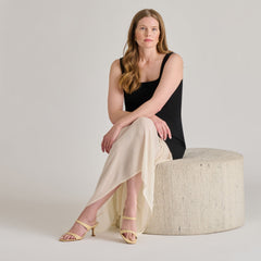 Genora Lt Natural Woven Raffia Heels / Dolce Vita