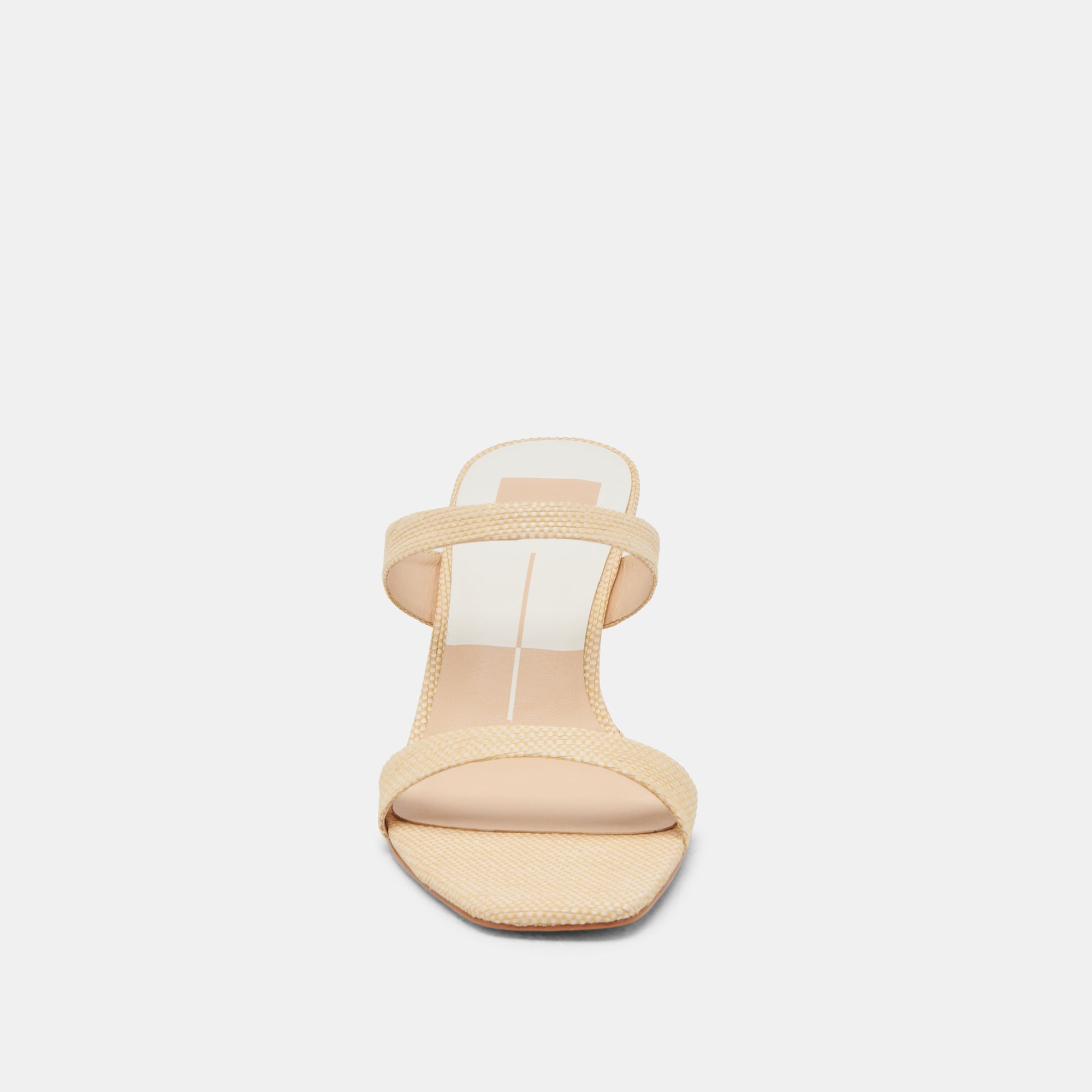 Genora Lt Natural Woven Raffia Heels / Dolce Vita