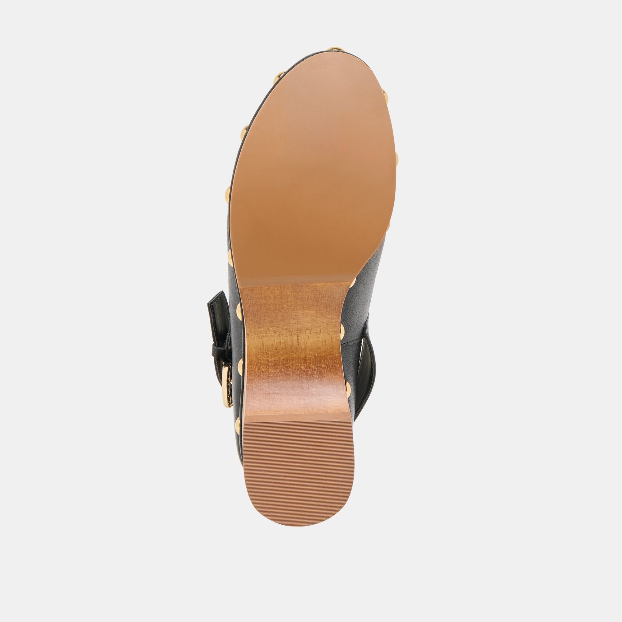 Adelan Black Leather Clogs / Dolce Vita