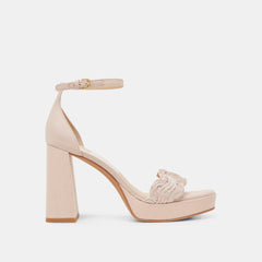 PELTIN HEELS LIGHT PINK WOVEN RAFFIA
 – Dolce Vita / Dolce Vita