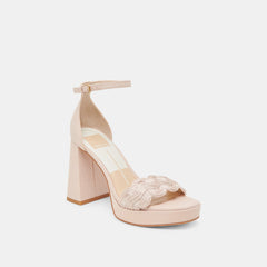 PELTIN HEELS LIGHT PINK WOVEN RAFFIA
 – Dolce Vita / Dolce Vita