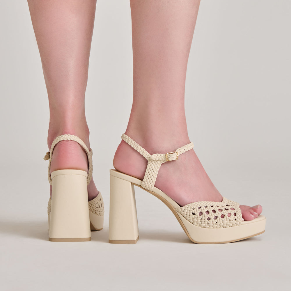 PEYTEN HEELS CREME WOVEN STELLA
 – Dolce Vita / Dolce Vita