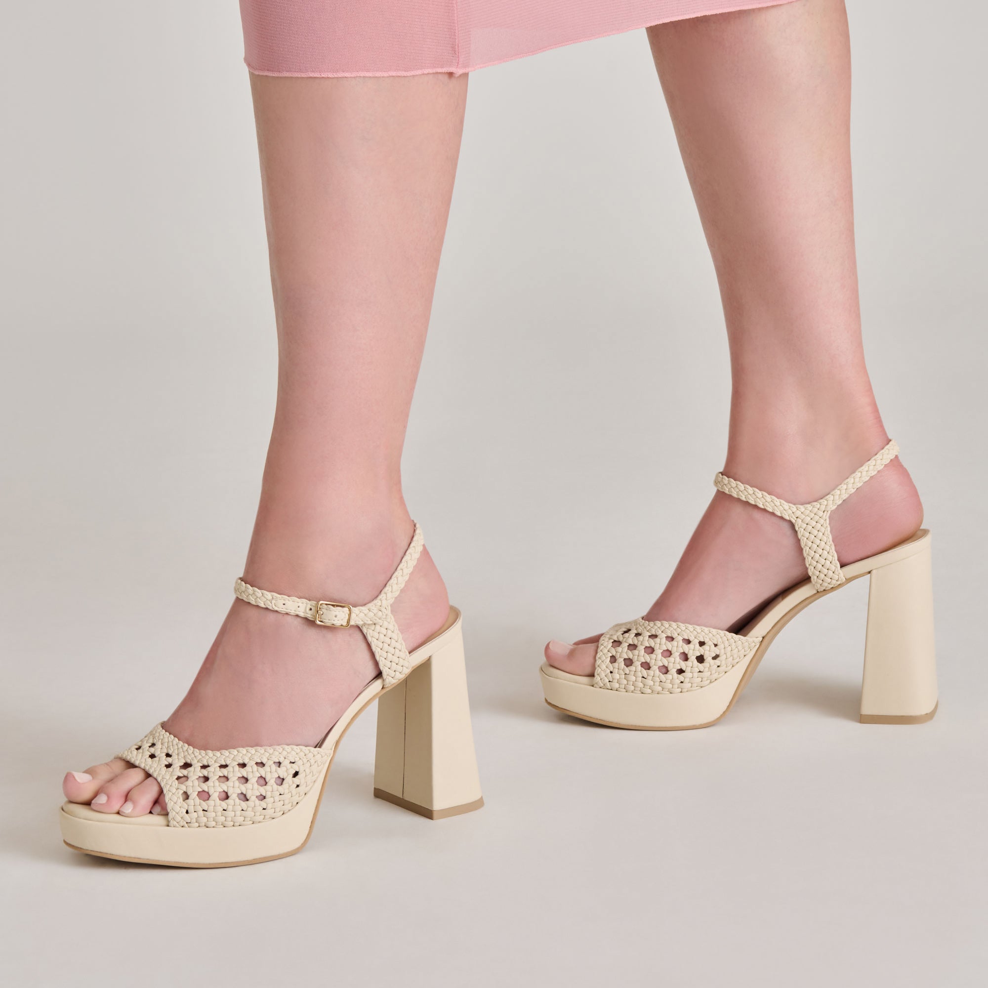 PEYTEN HEELS CREME WOVEN STELLA
 – Dolce Vita / Dolce Vita