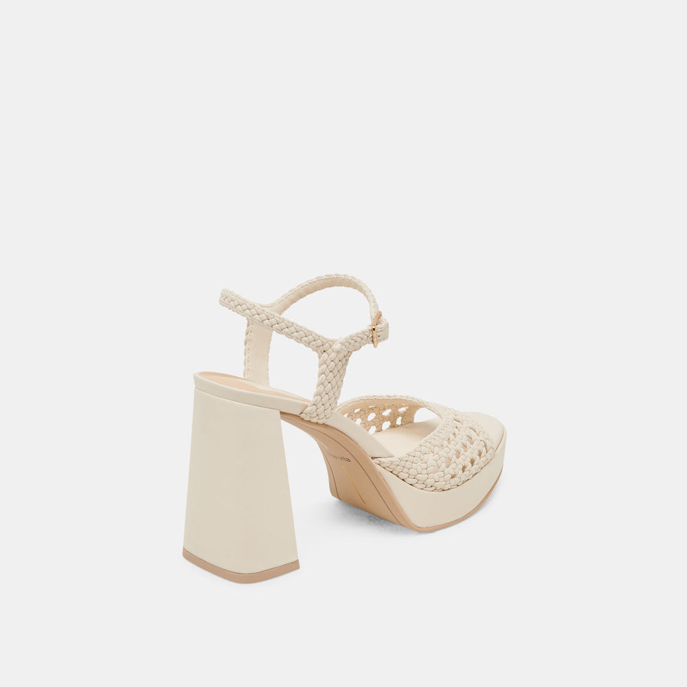 PEYTEN HEELS CREME WOVEN STELLA
 – Dolce Vita / Dolce Vita