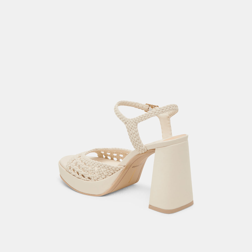 PEYTEN HEELS CREME WOVEN STELLA
 – Dolce Vita / Dolce Vita