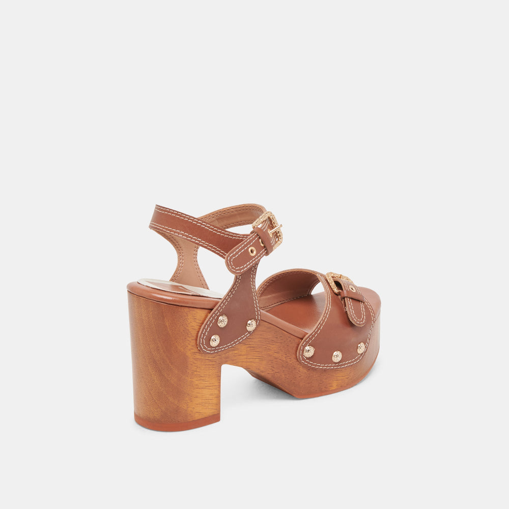 YANDY HEELS COGNAC LEATHER
 – Dolce Vita / Dolce Vita