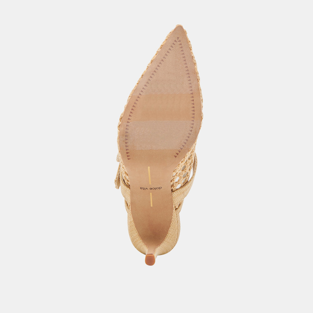 KEEKEE HEELS LT NATURAL WOVEN RAFFIA
 – Dolce Vita / Dolce Vita