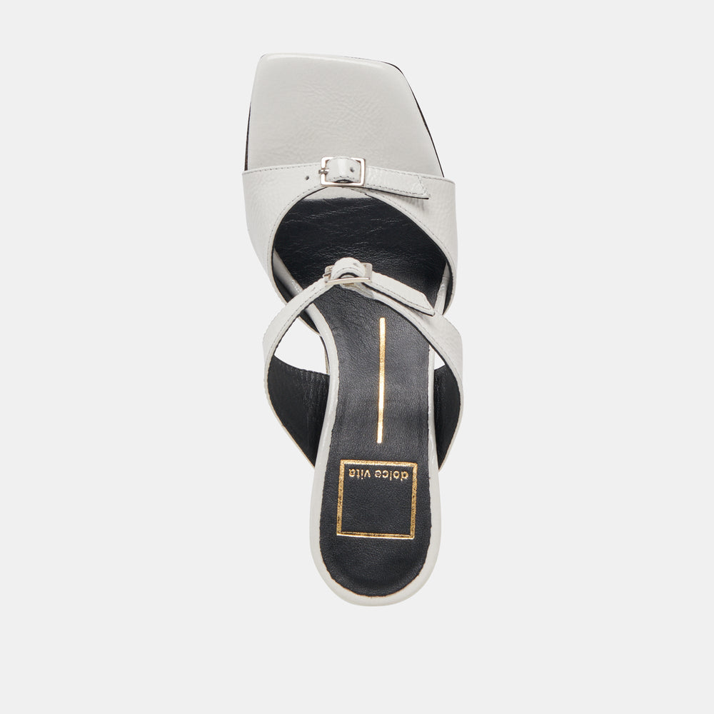 SHANE HEELS OFF WHITE CRINKLE PATENT
 – Dolce Vita / Dolce Vita