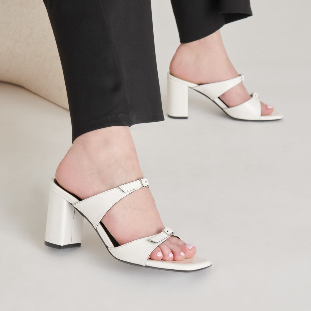 SHANE HEELS OFF WHITE CRINKLE PATENT
 – Dolce Vita / Dolce Vita