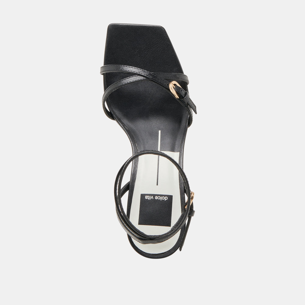 BAMBY HEELS BLACK LEATHER
 – Dolce Vita / Dolce Vita