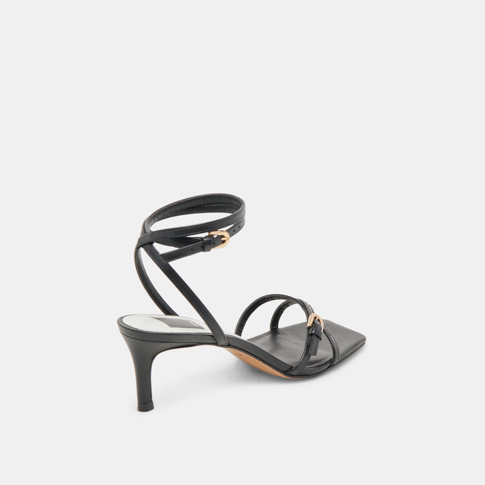 BAMBY HEELS BLACK LEATHER
 – Dolce Vita / Dolce Vita