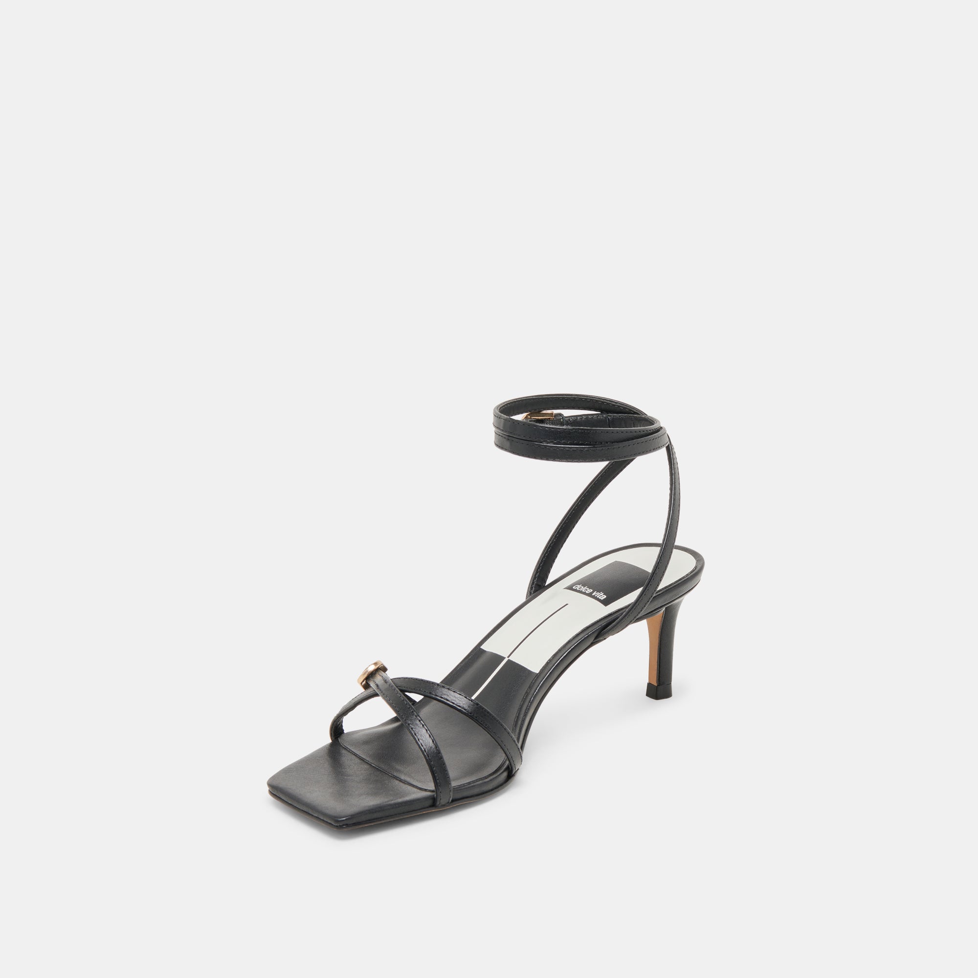 BAMBY HEELS BLACK LEATHER
 – Dolce Vita / Dolce Vita