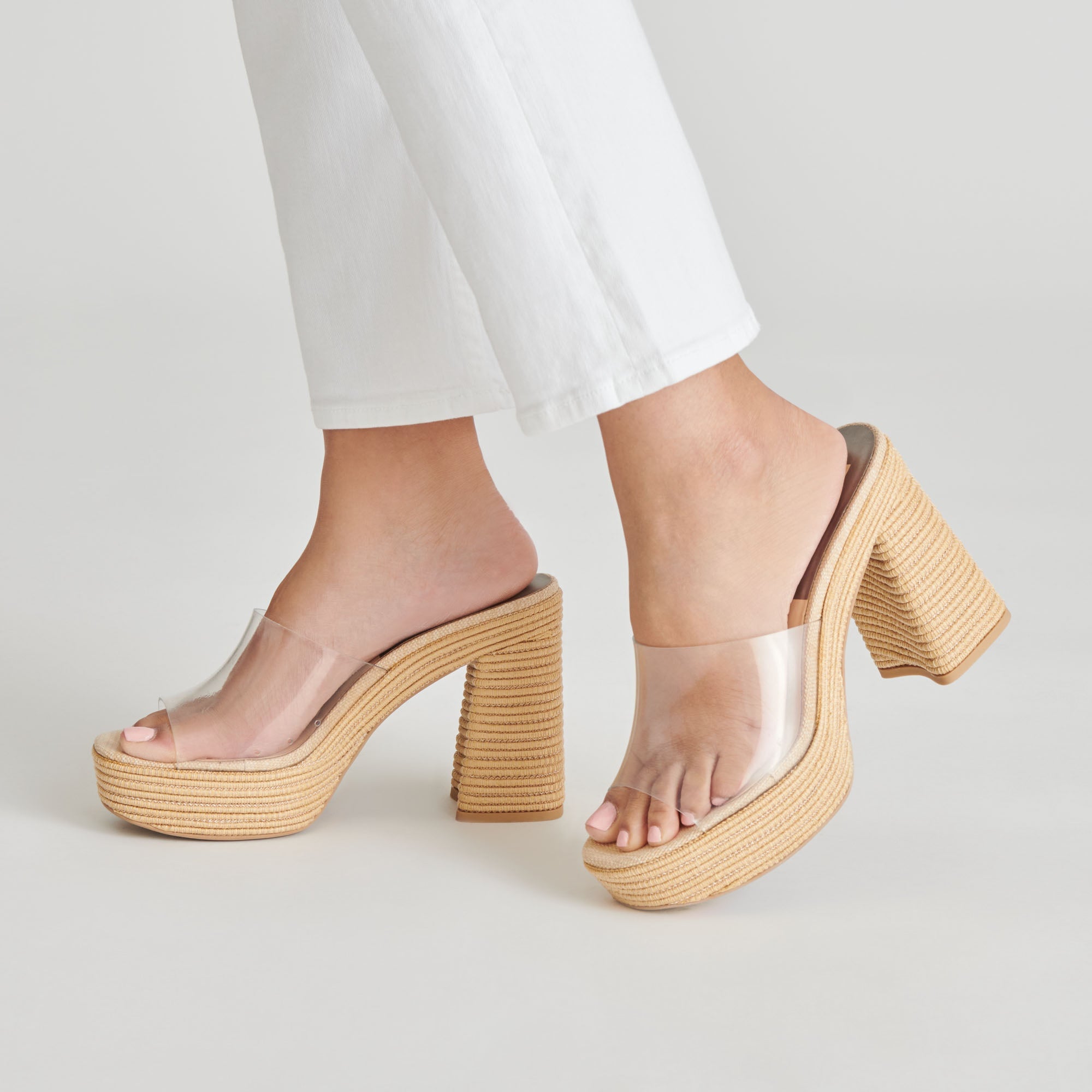 LICHIA HEELS NATURAL VINYL
 – Dolce Vita / Dolce Vita