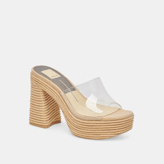 LICHIA HEELS NATURAL VINYL
 – Dolce Vita / Dolce Vita