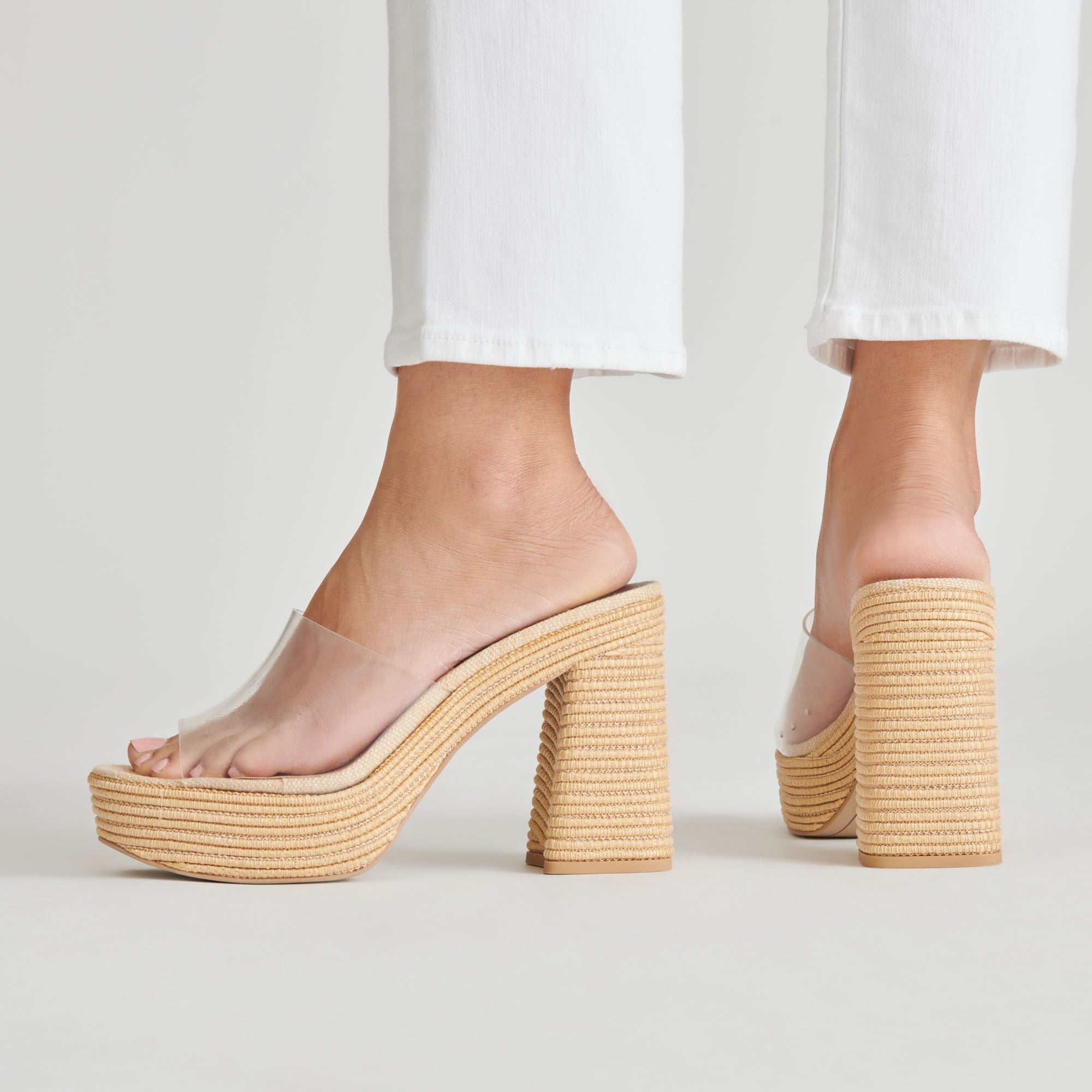 LICHIA HEELS NATURAL VINYL
 – Dolce Vita / Dolce Vita