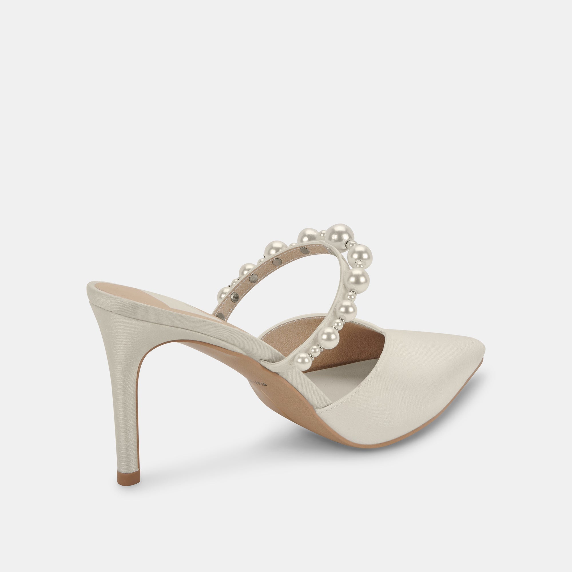 KANIKA Pearl Heels Vanilla Silk | Vanilla Silk Pearl Tapered Heels
 – Dolce Vita / Dolce Vita