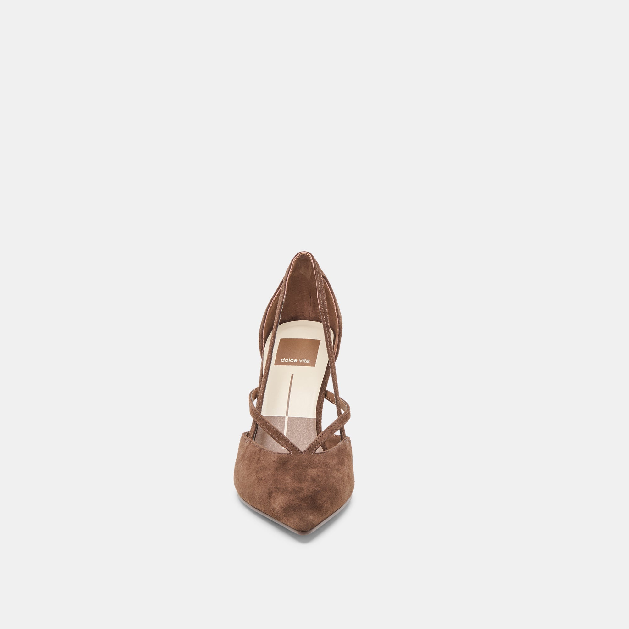 Kaine Dk Brown Suede Heels / Dolce Vita