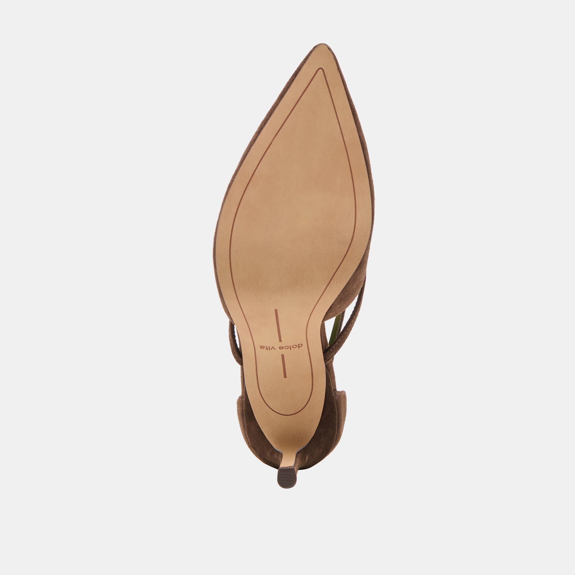 Kaine Dk Brown Suede Heels / Dolce Vita