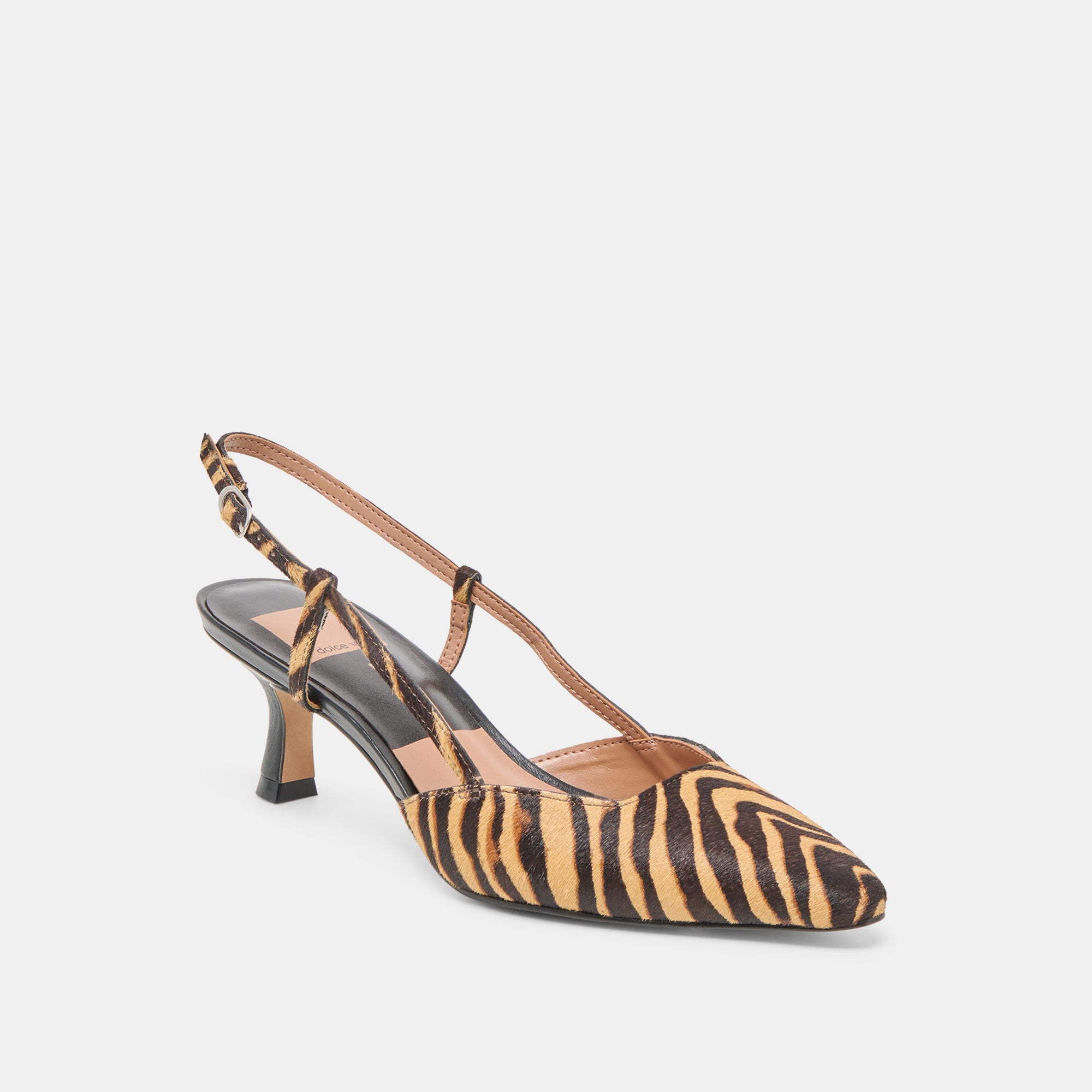 Odela Tiger Calf Hair Heels / Dolce Vita