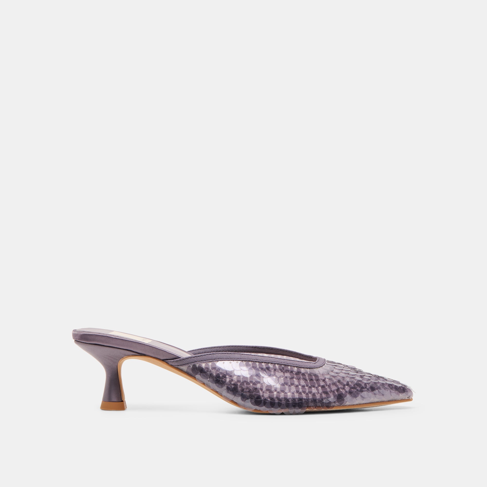 Cleo Smoke Sequin Heels / Dolce Vita