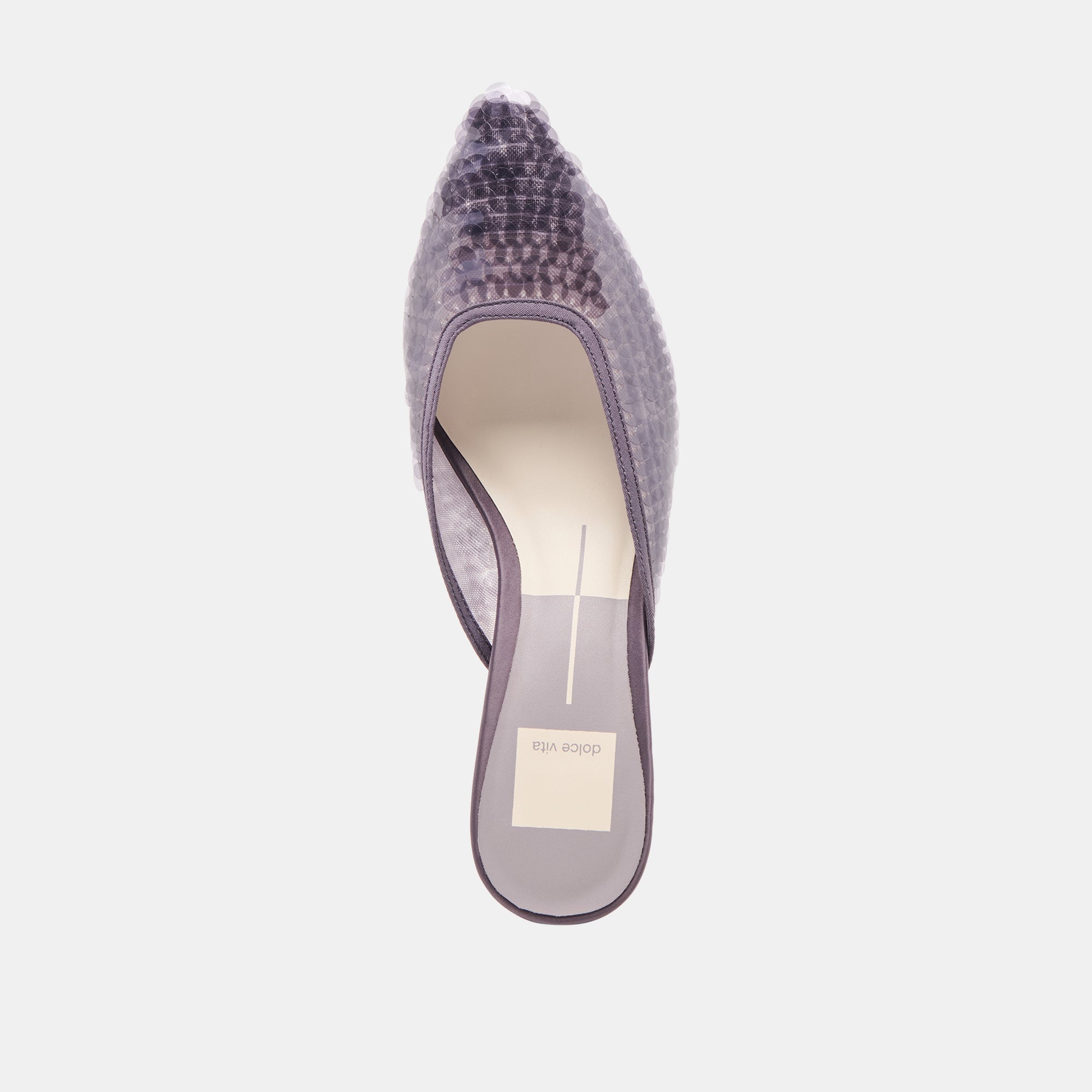 Cleo Smoke Sequin Heels / Dolce Vita