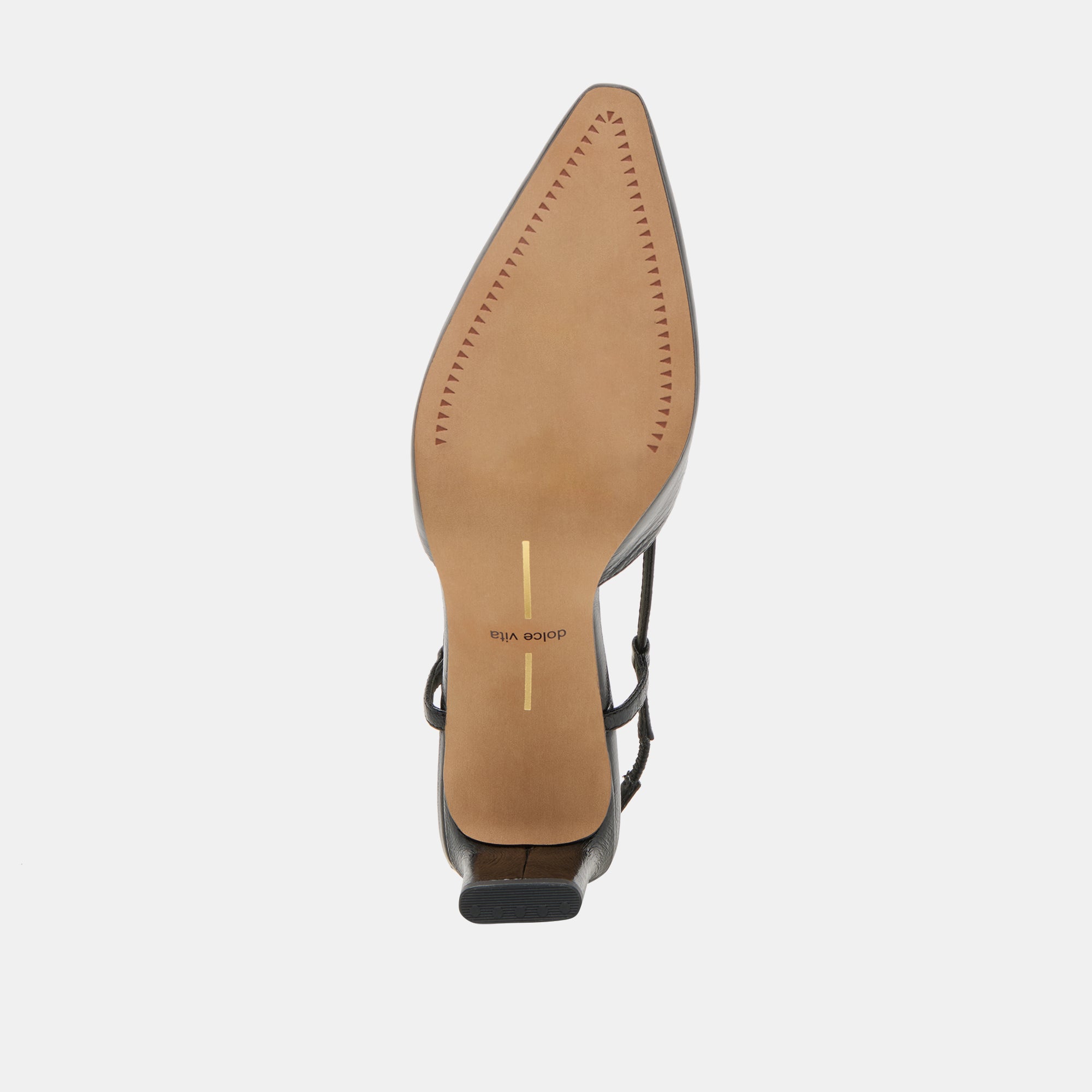 Ginay Black Leather Heels / Dolce Vita