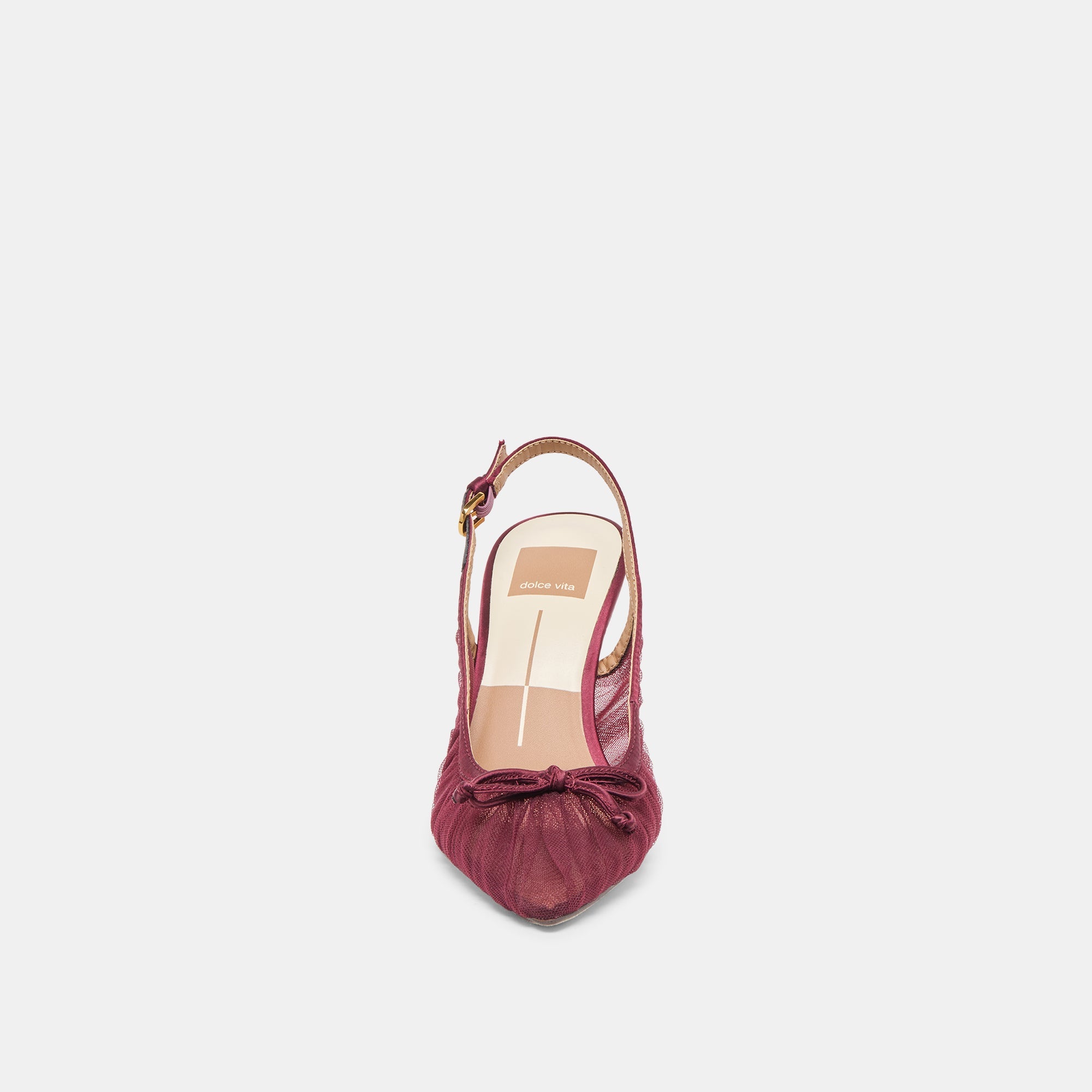 Yela Cranberry Tulle Heels / Dolce Vita