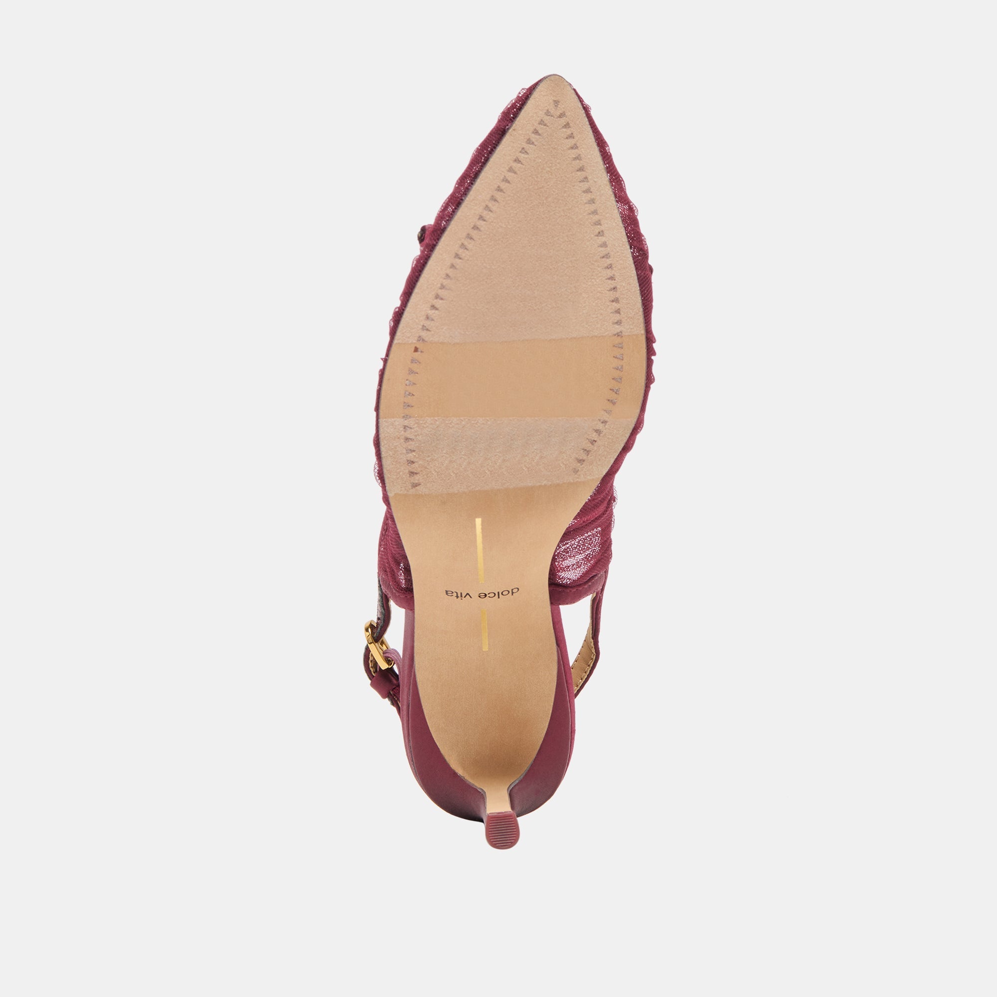 Yela Cranberry Tulle Heels / Dolce Vita