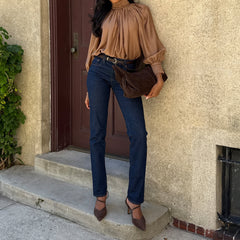 Kamra Dk Brown Suede Heels / Dolce Vita