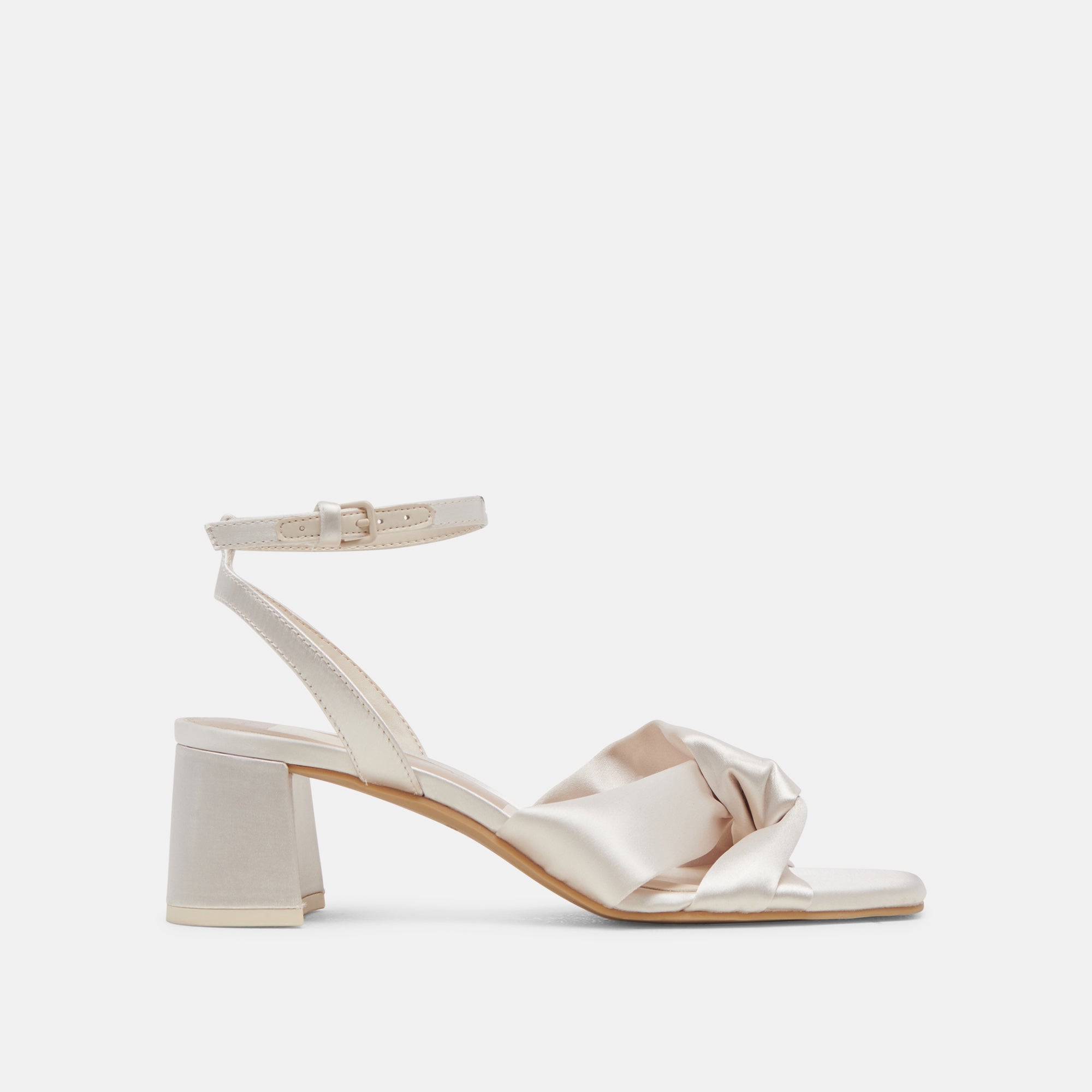 Brenna Ivory Satin Heels / Dolce Vita