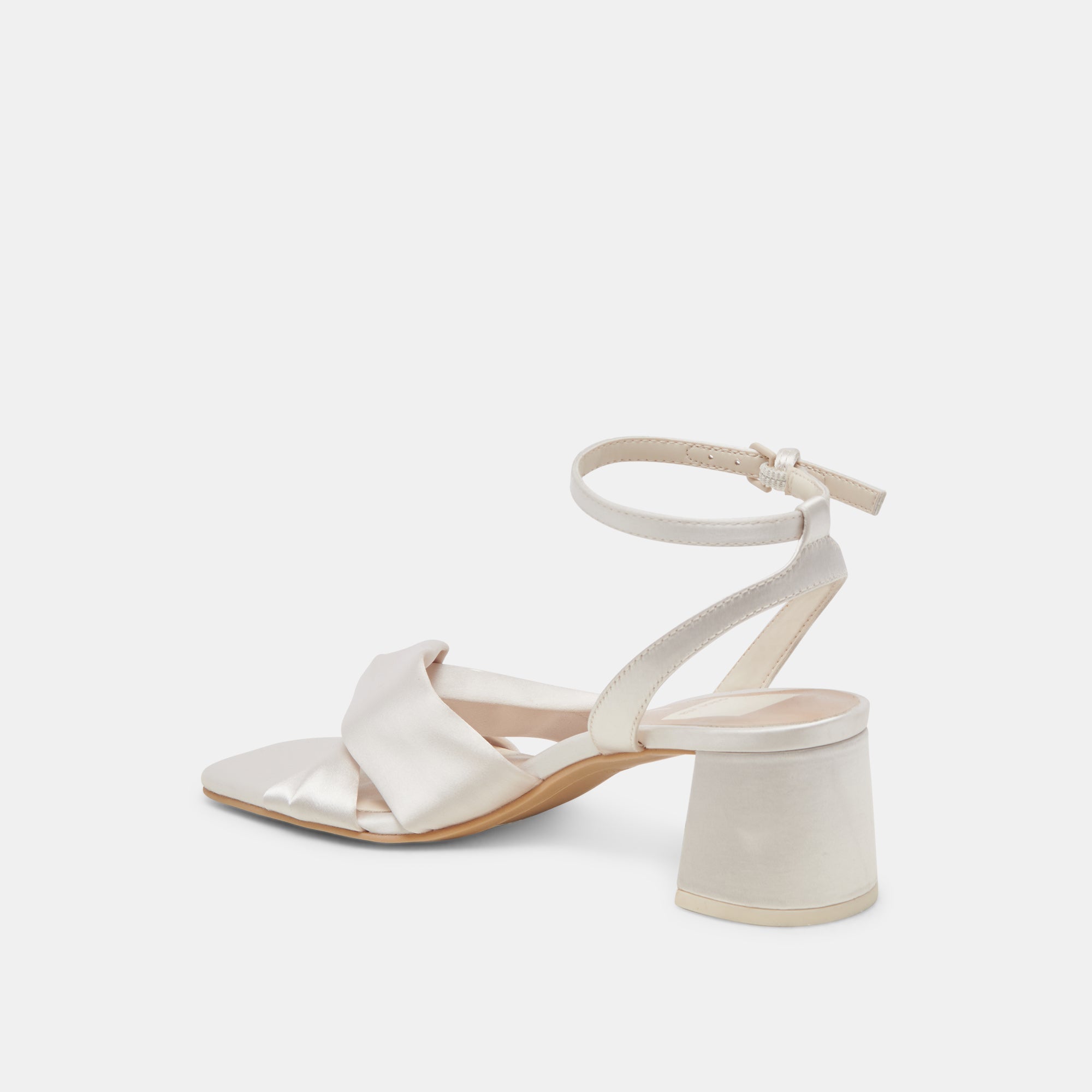 Brenna Ivory Satin Heels / Dolce Vita