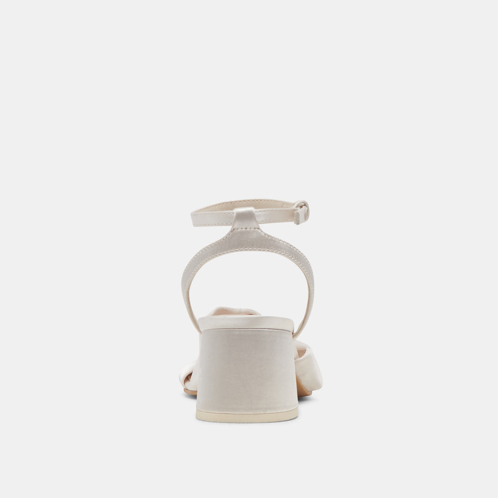 Brenna Ivory Satin Heels / Dolce Vita