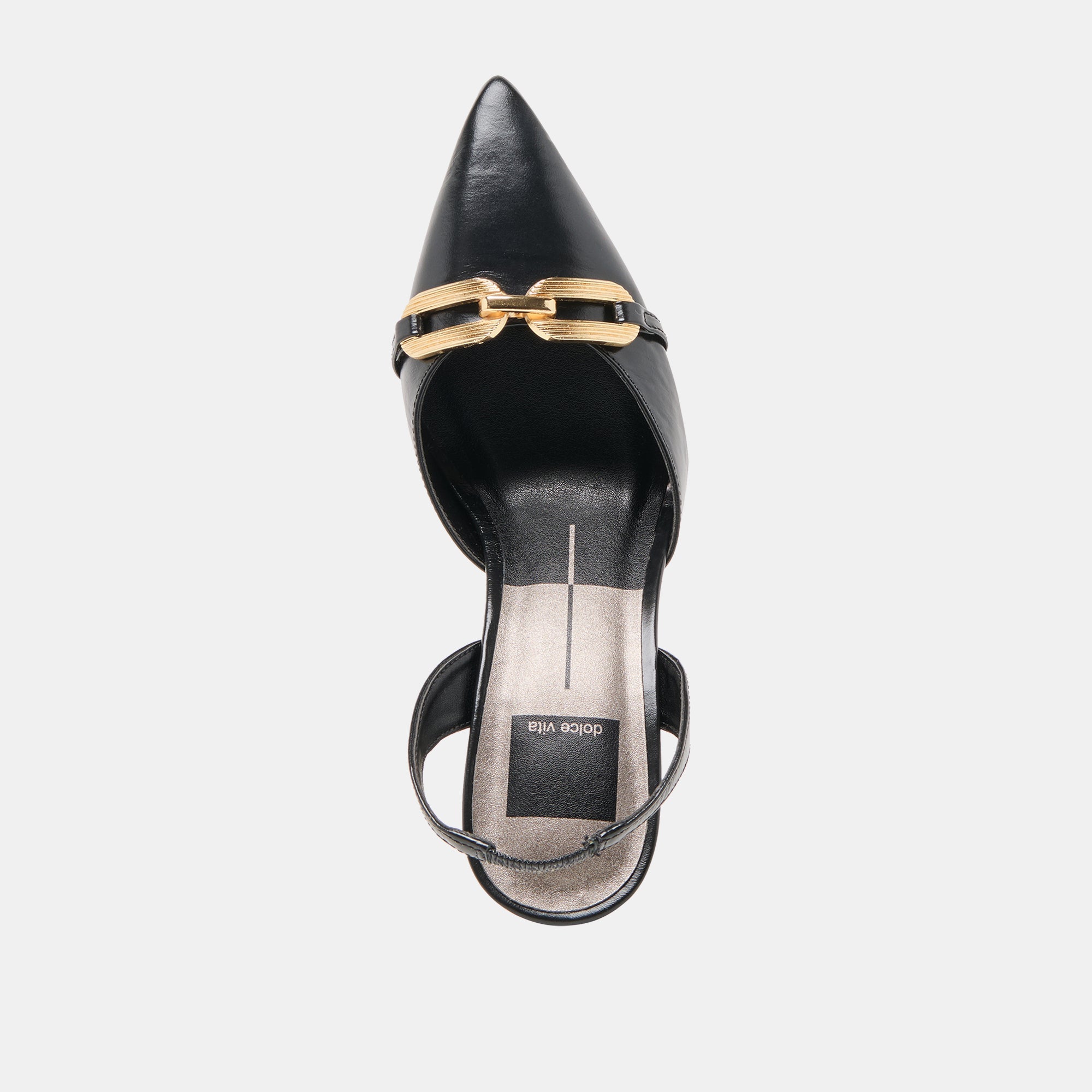 Malik Midnight Crinkle Patent Heels / Dolce Vita