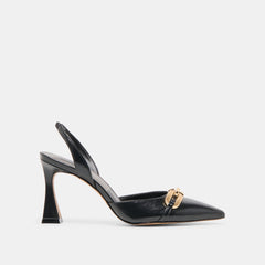 Malik Midnight Crinkle Patent Heels / Dolce Vita