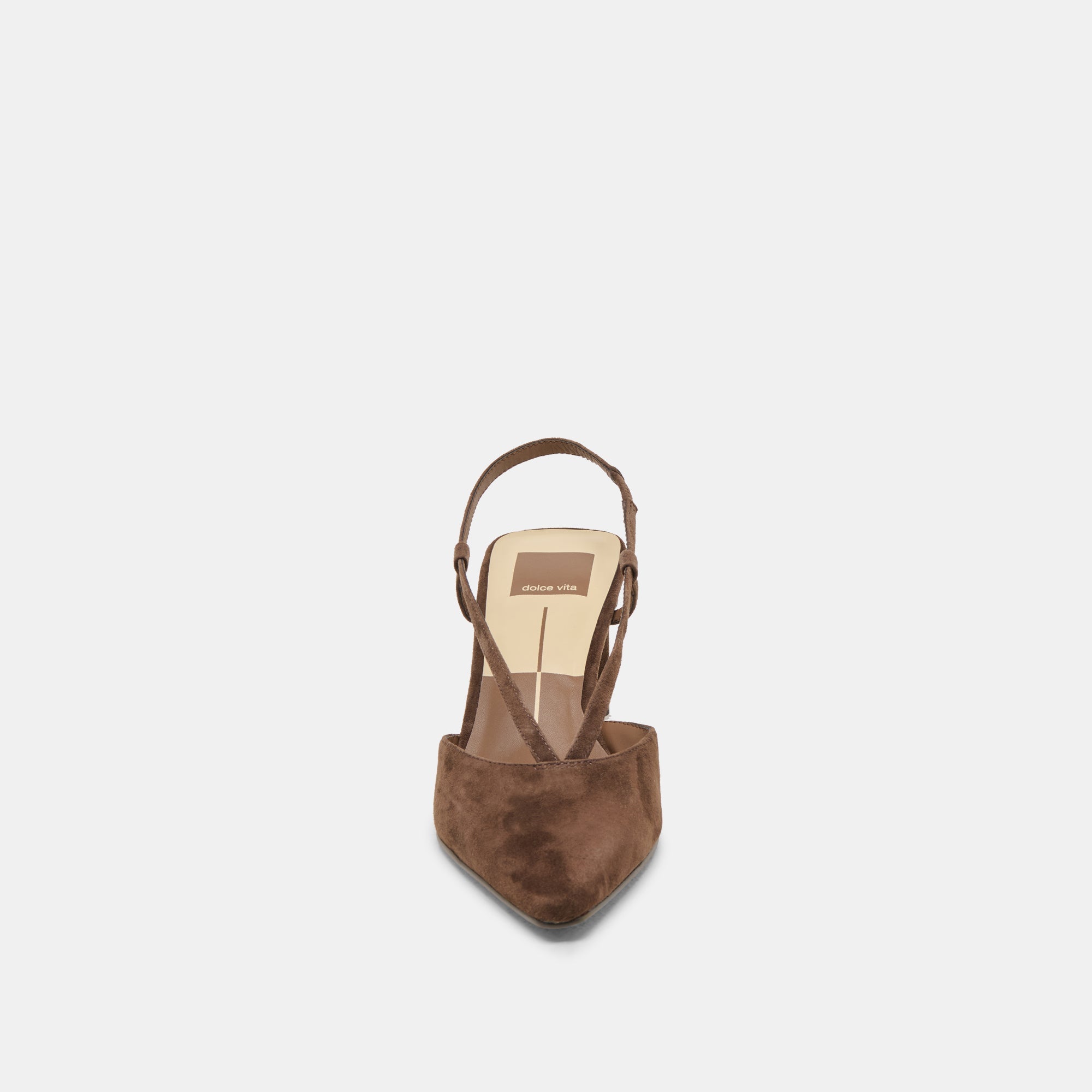 Ginay Dk Brown Suede Heels / Dolce Vita
