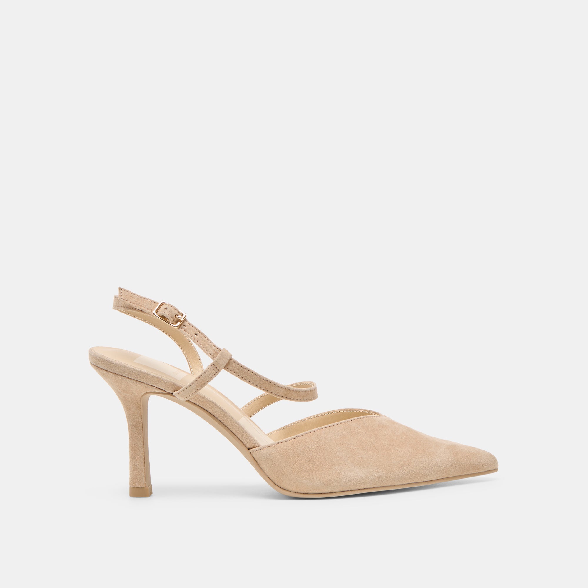 Kamra Camel Suede Heels / Dolce Vita