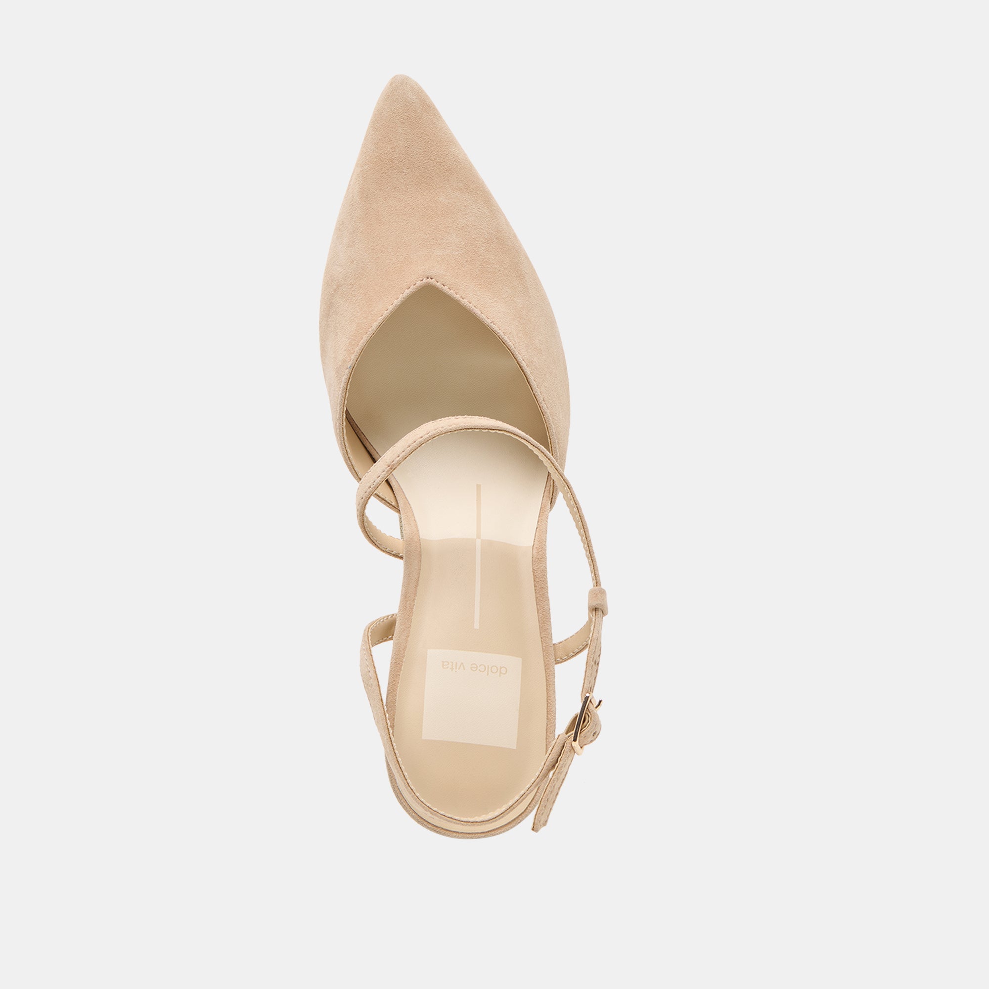 Kamra Camel Suede Heels / Dolce Vita