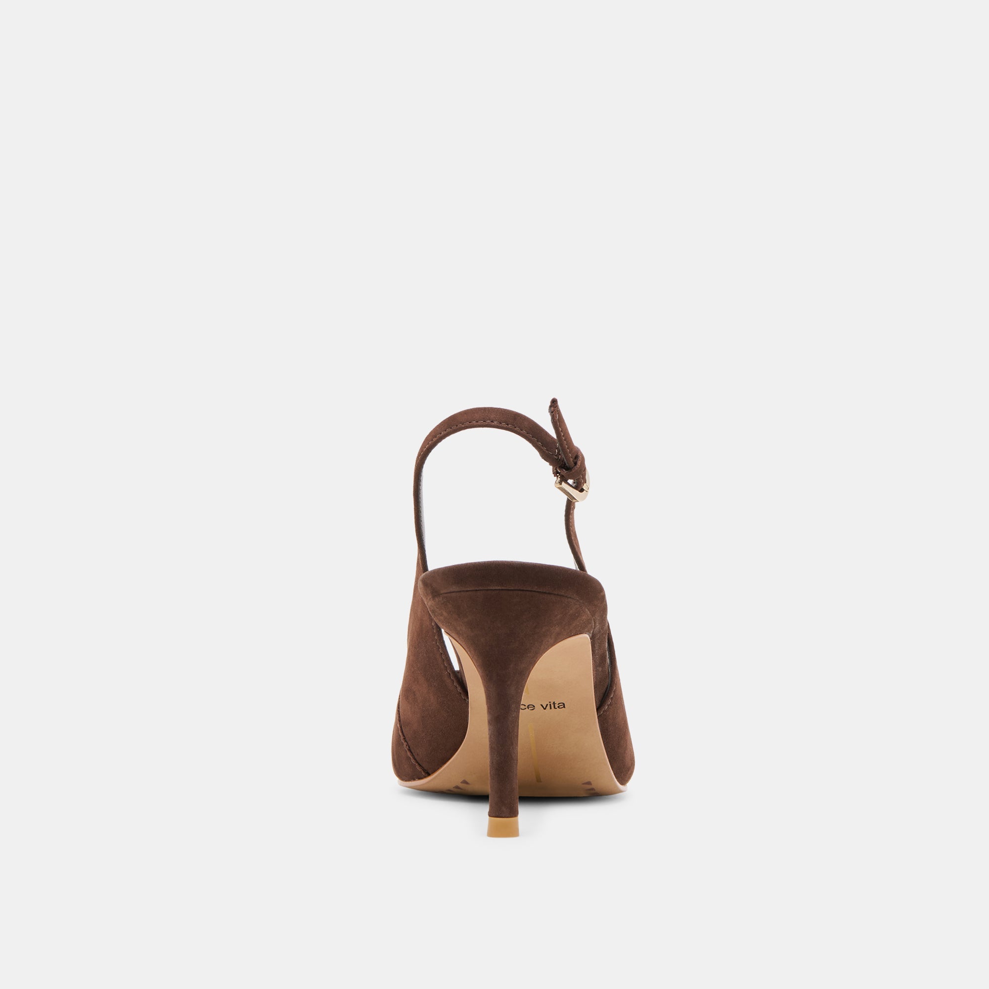 Elasi Dk Brown Nubuck Heels / Dolce Vita
