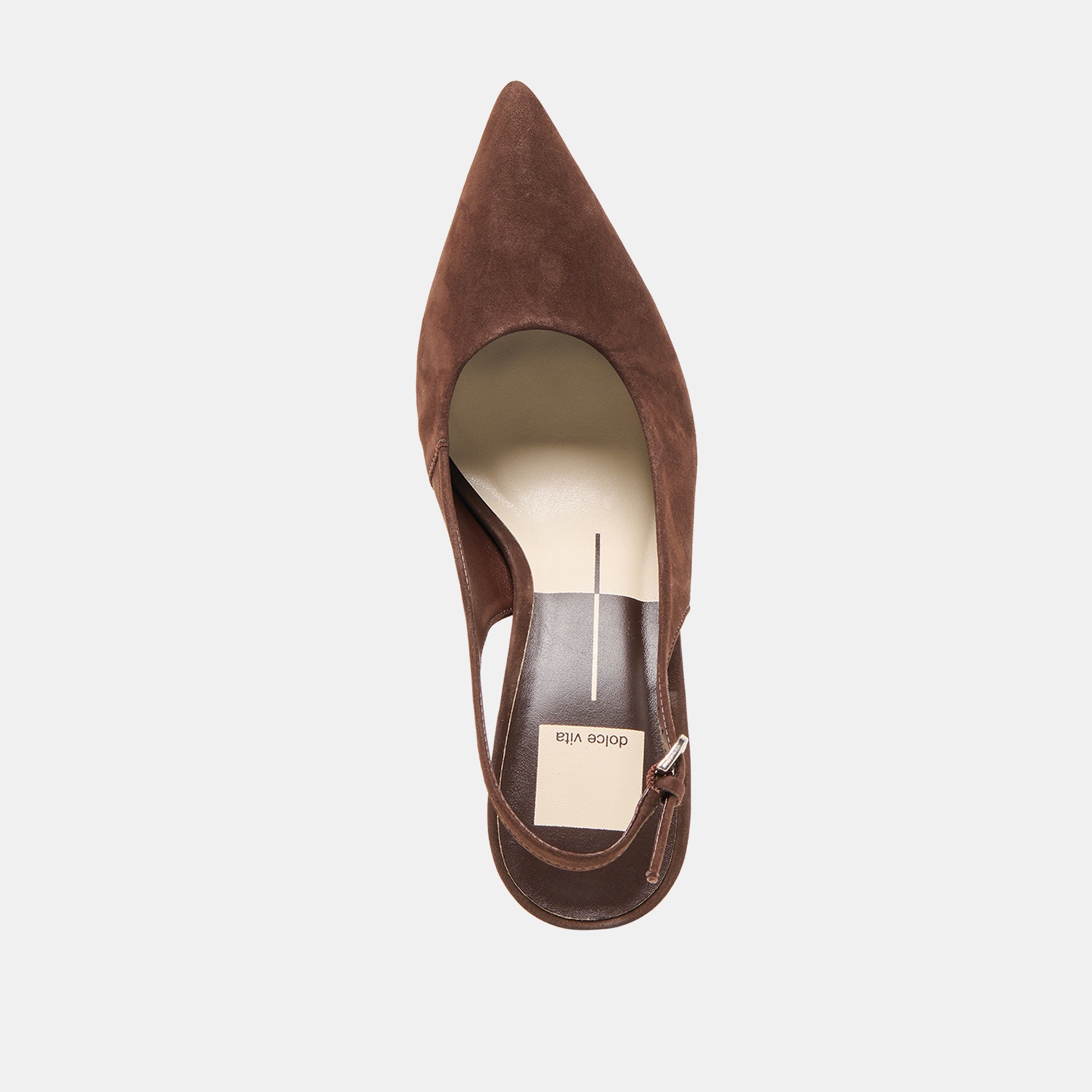 Elasi Dk Brown Nubuck Heels / Dolce Vita