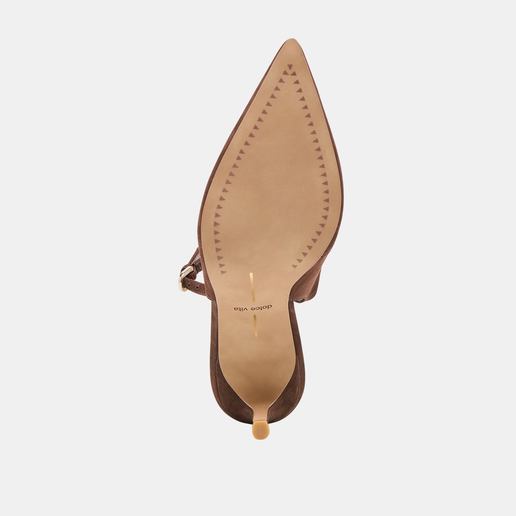 Elasi Dk Brown Nubuck Heels / Dolce Vita