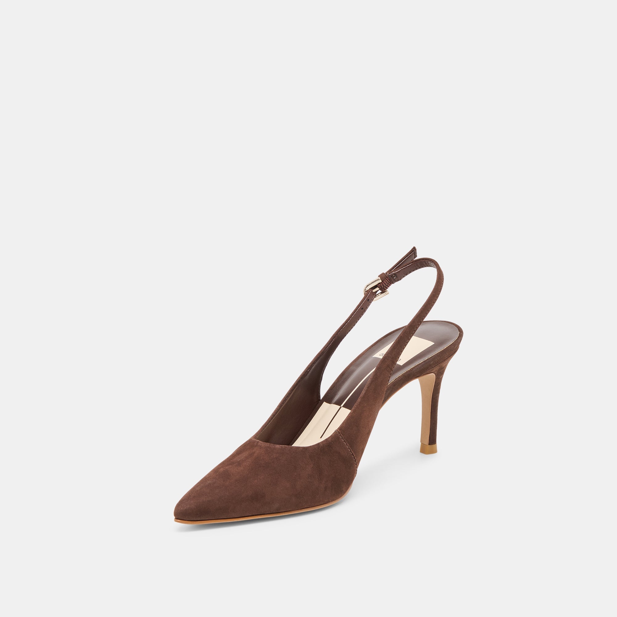 Elasi Dk Brown Nubuck Heels / Dolce Vita